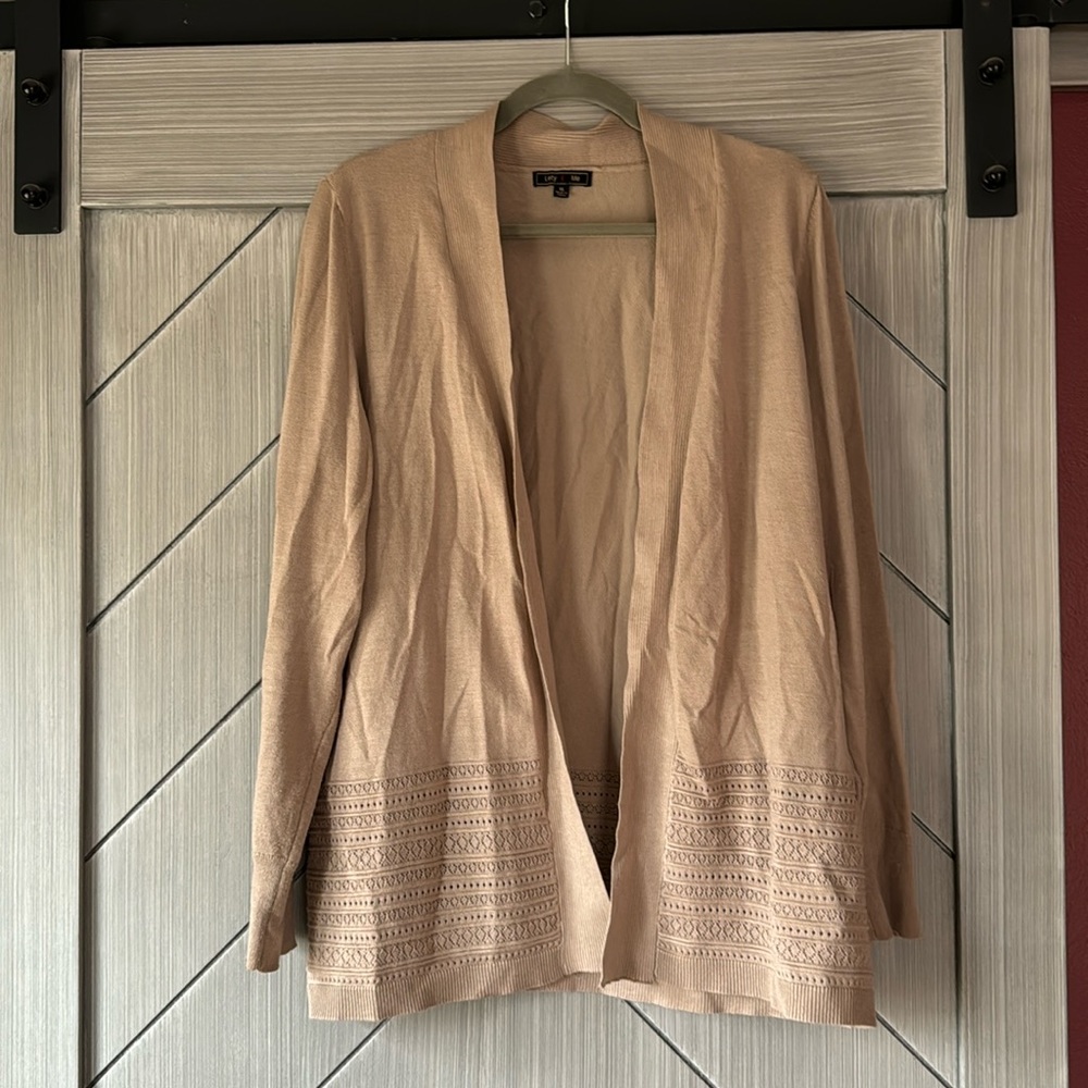 Textured cardigan